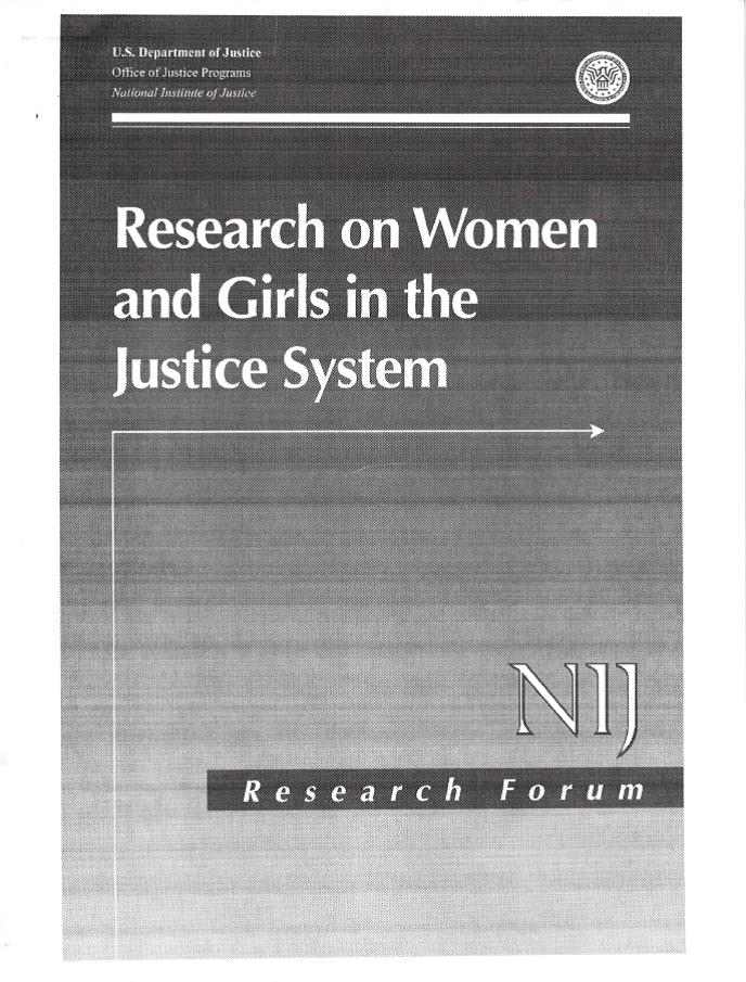 Research on Women and Girls in the Justice System